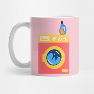 Hand Drawn "Time To Laundry" Mug